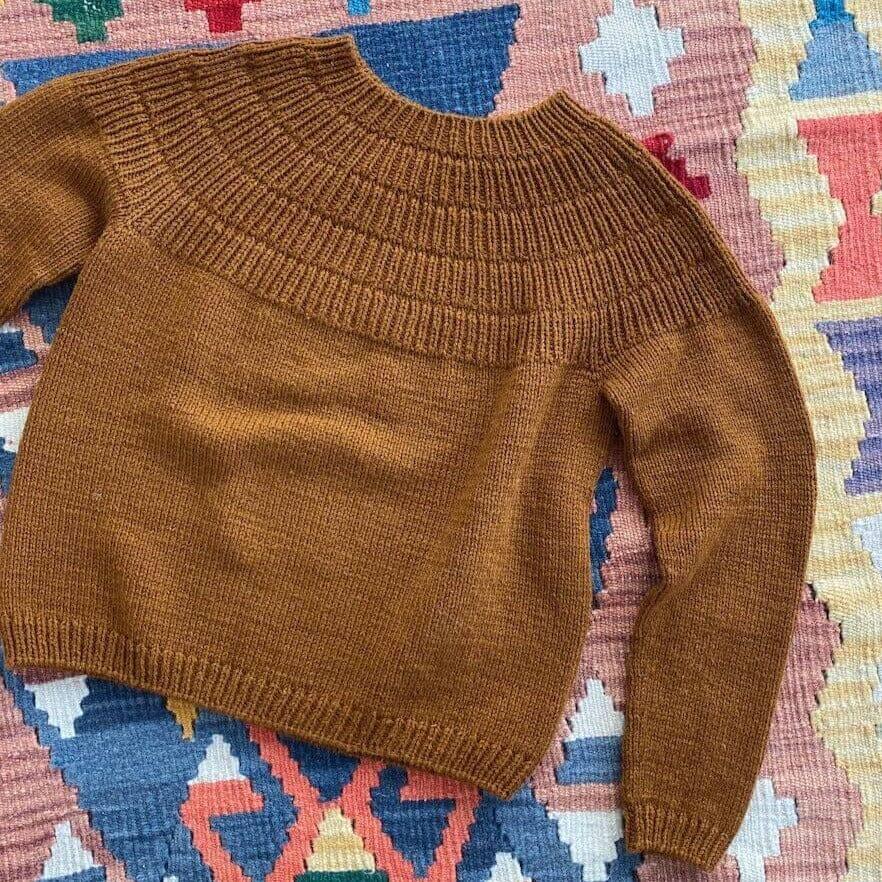 PetiteKnit Anker's Sweater - My Size - Tangled Yarn