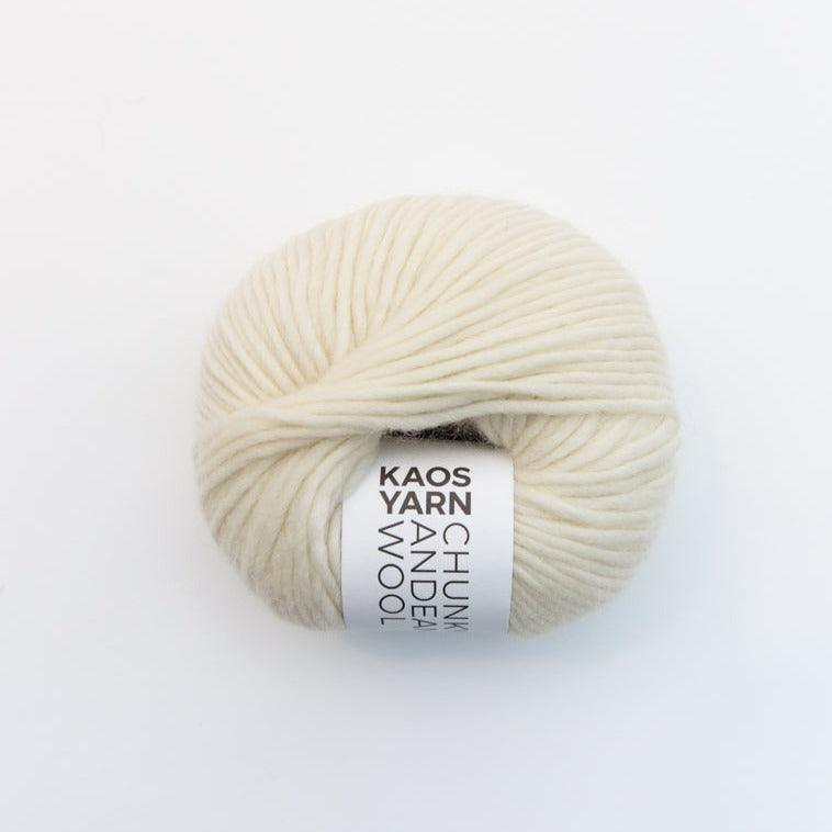 Kaos Yarn Kaos Chunky Andean Wool - 6001 Natural - Chunky Knitting Yarn