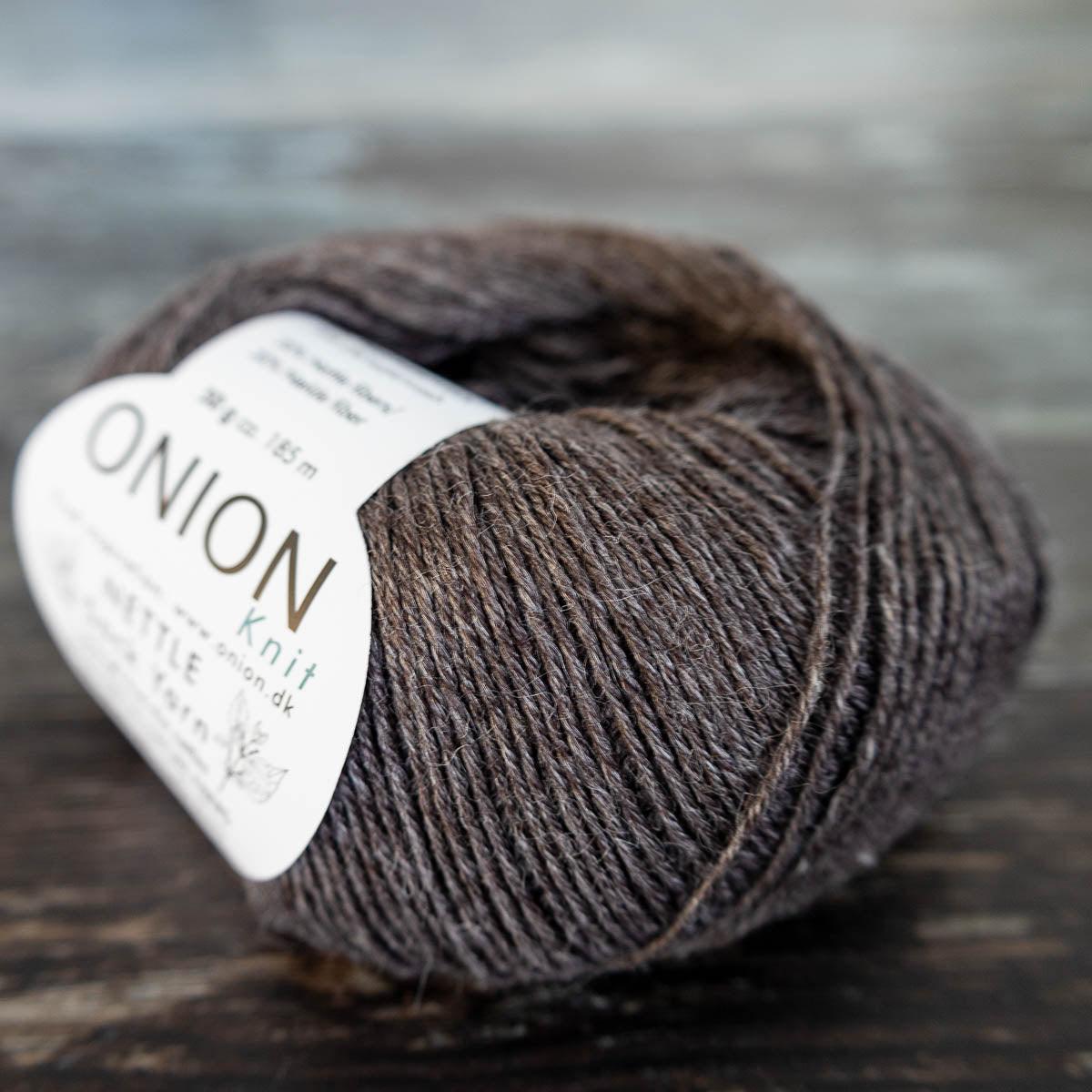 Onion Onion Nettle Sock Yarn - 1034 choko brun - Yarn
