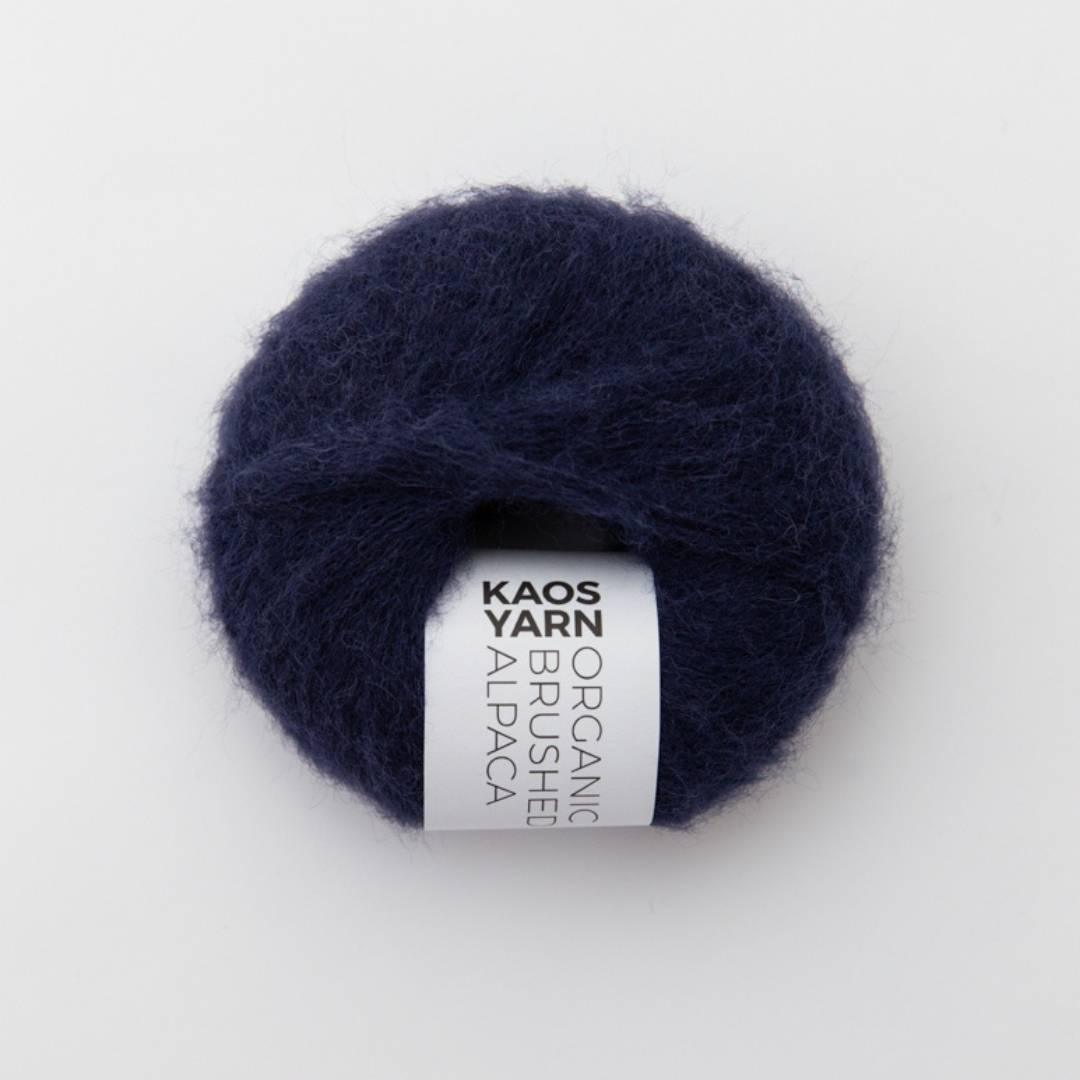 Kaos Yarn Kaos Organic Brushed Alpaca - 2061 Enigmatic - Yarn