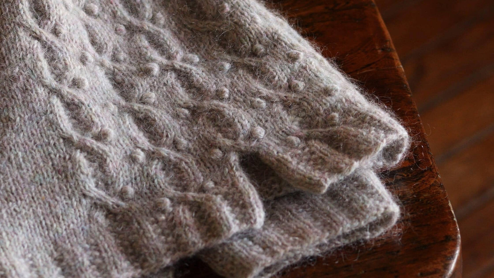 Joanie knit in Biches & Buches Le Petit Lambswool and Silk/Mohair