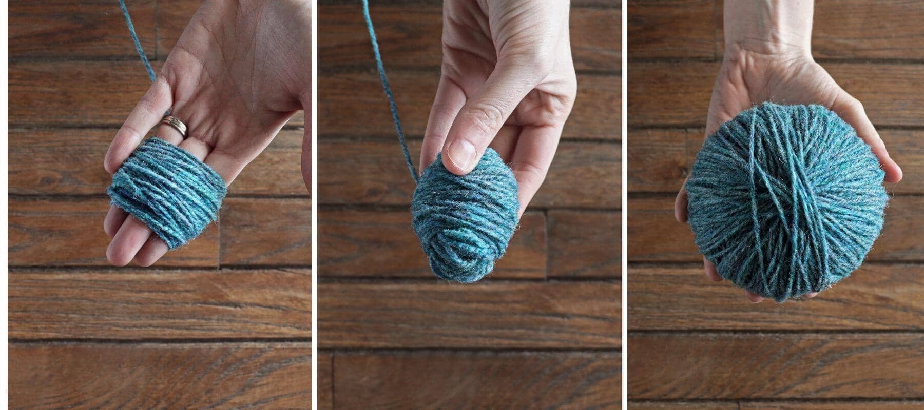 How to wind a skein into a ball