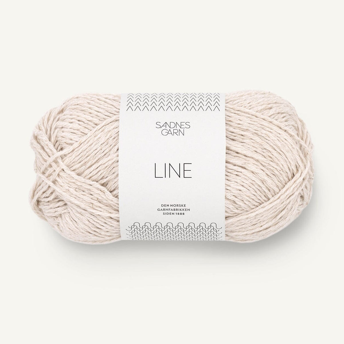 Sandnes Garn Linen Knitting Yarn Cream