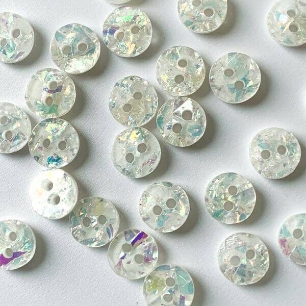 10mm Sparkly Button