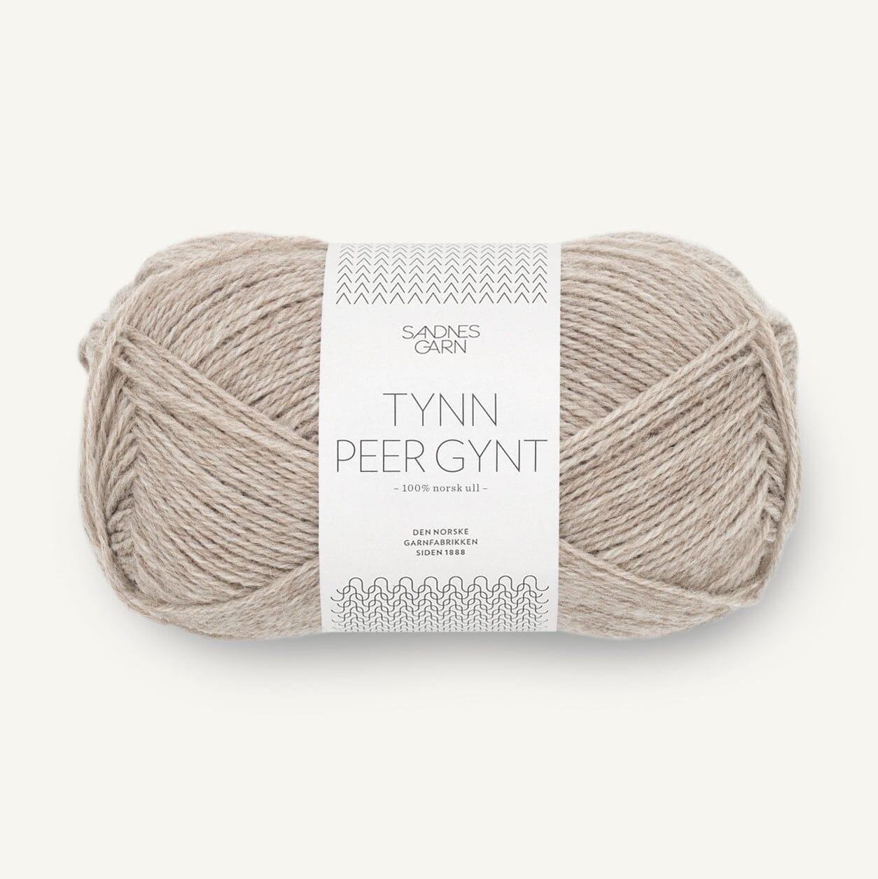 Tynn Peer Gynt SG | Grabeige Melert | Tangled Yarn UK