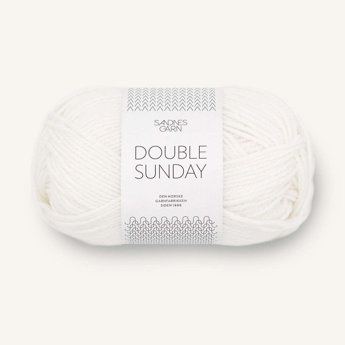 Double Sunday SG | White | Tangled Yarn UK