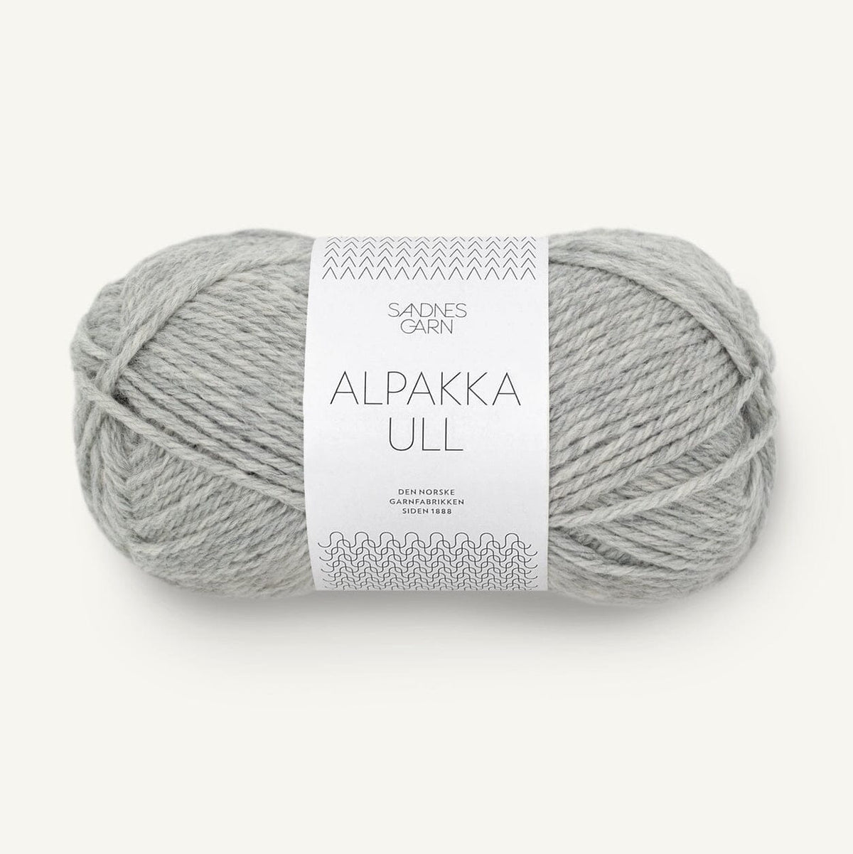 grey alpaca ball of yarn