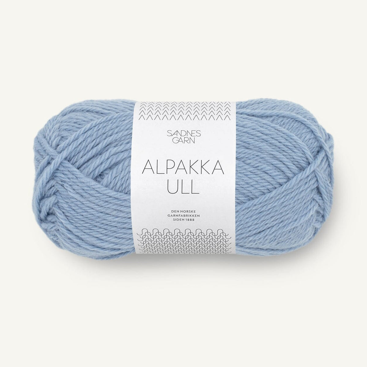 blue ball of alpakka yarn