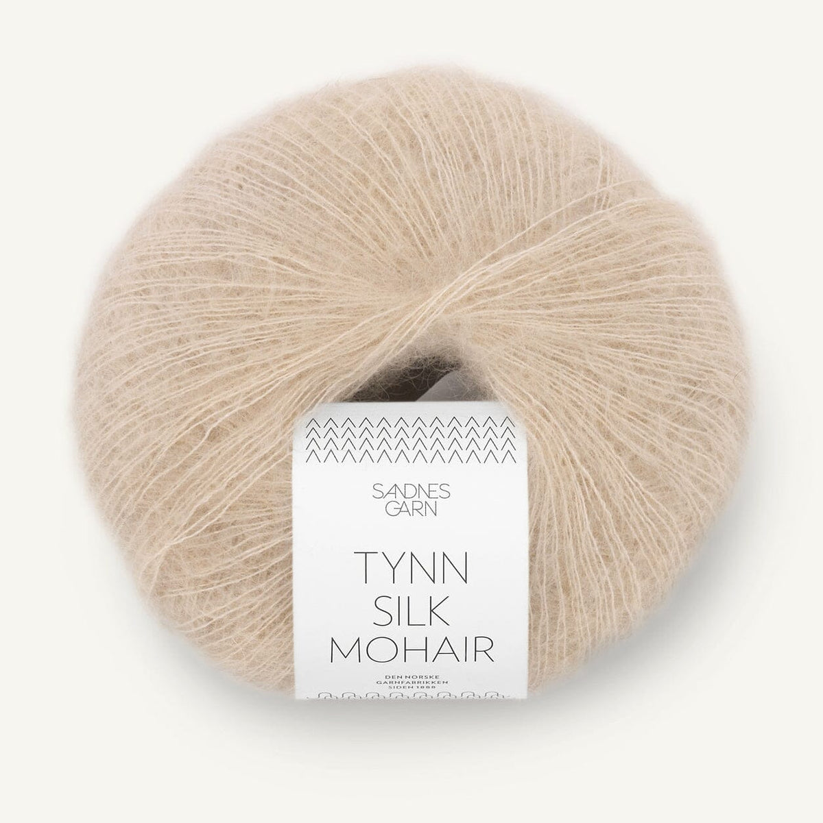 beige mohair ball