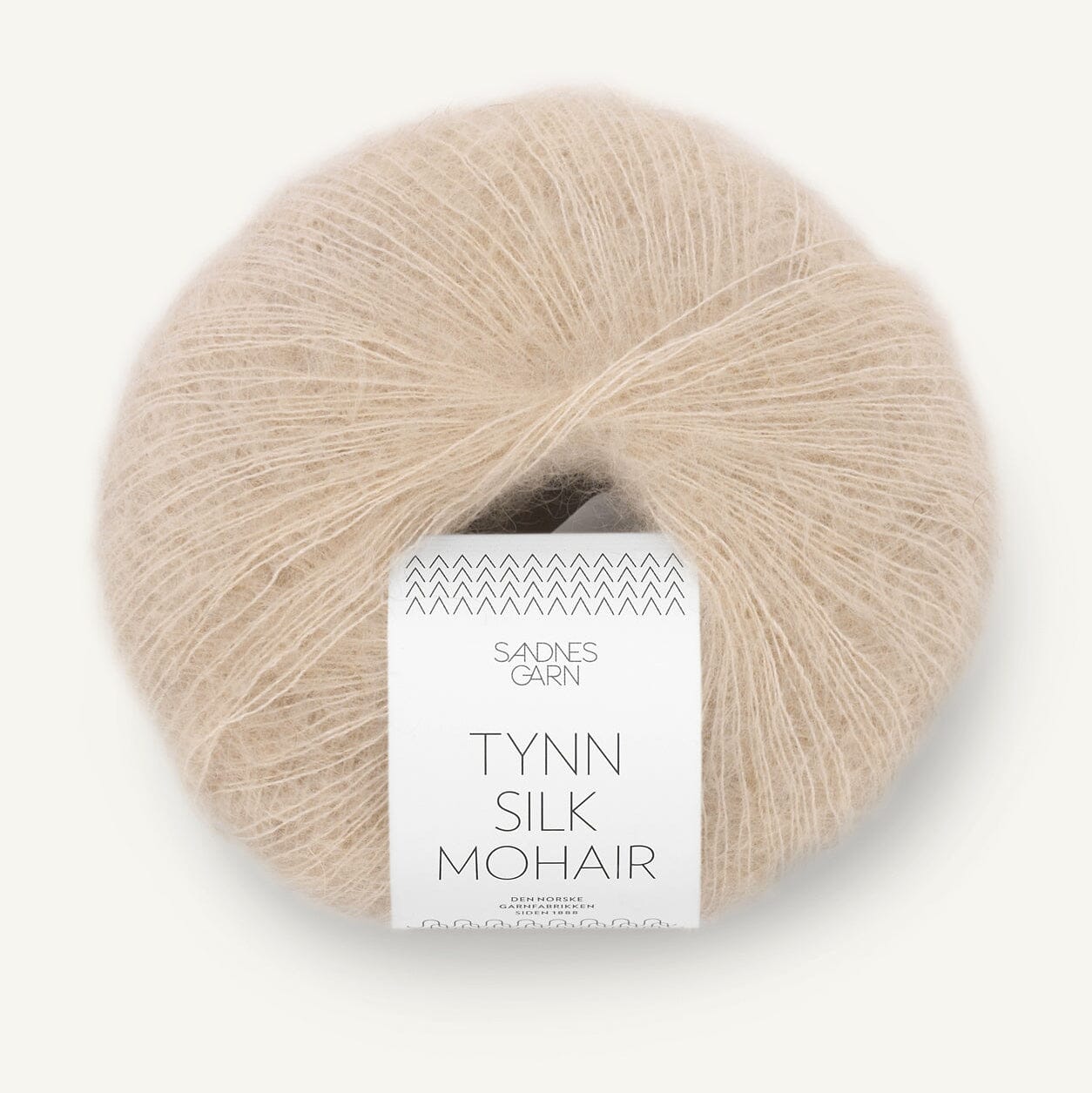 beige mohair ball
