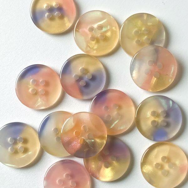 15mm - Mystic Meg Button - Tangled Yarn