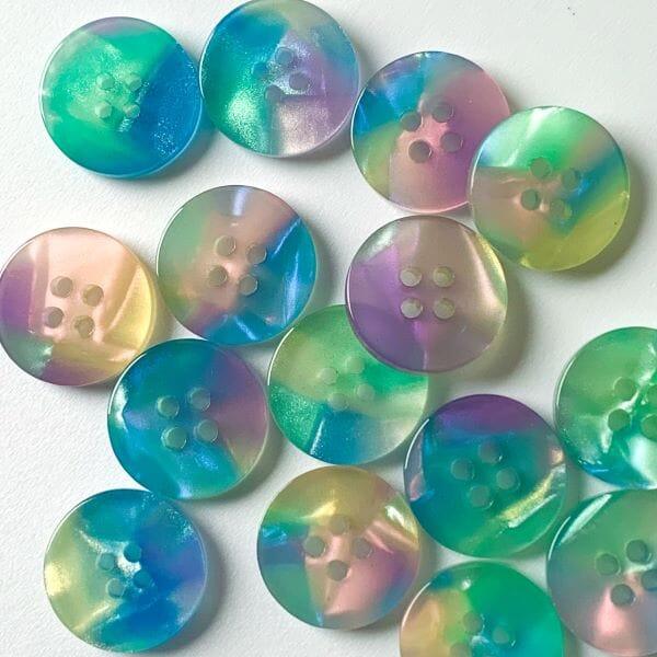 15mm - Neverland Button - Tangled Yarn