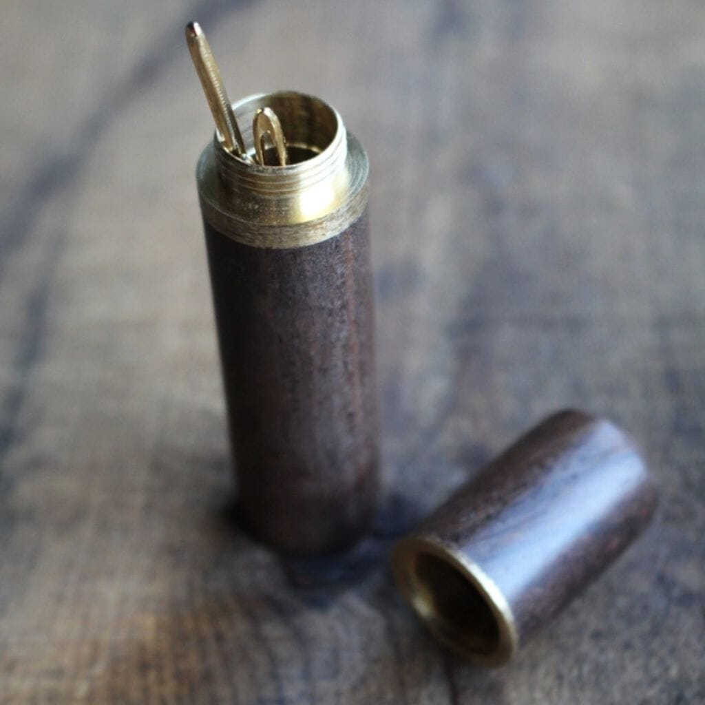 Wooden Needle Case in  Ebony | Tangled Yarn UK