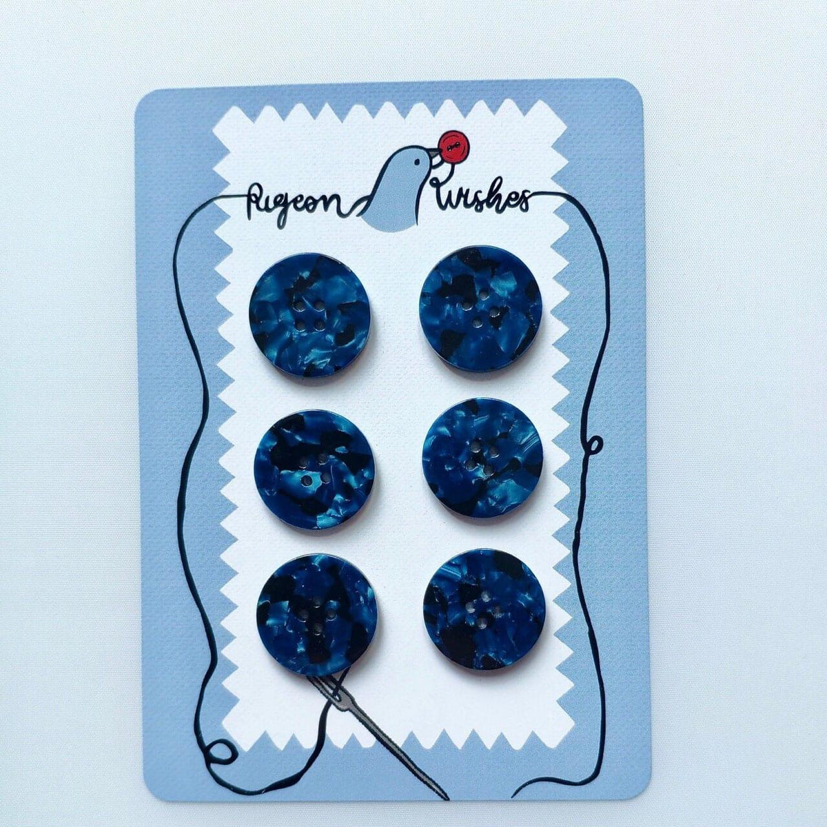 25mm - Nightshade Button Card [6] - Tangled Yarn