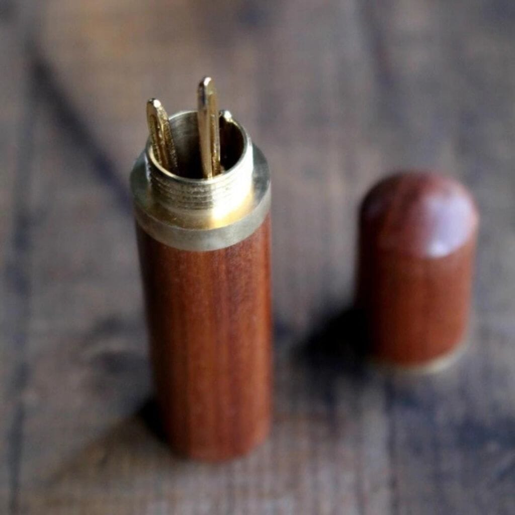 Wooden Needle Case in Sandalwood | Tangled Yarn UK