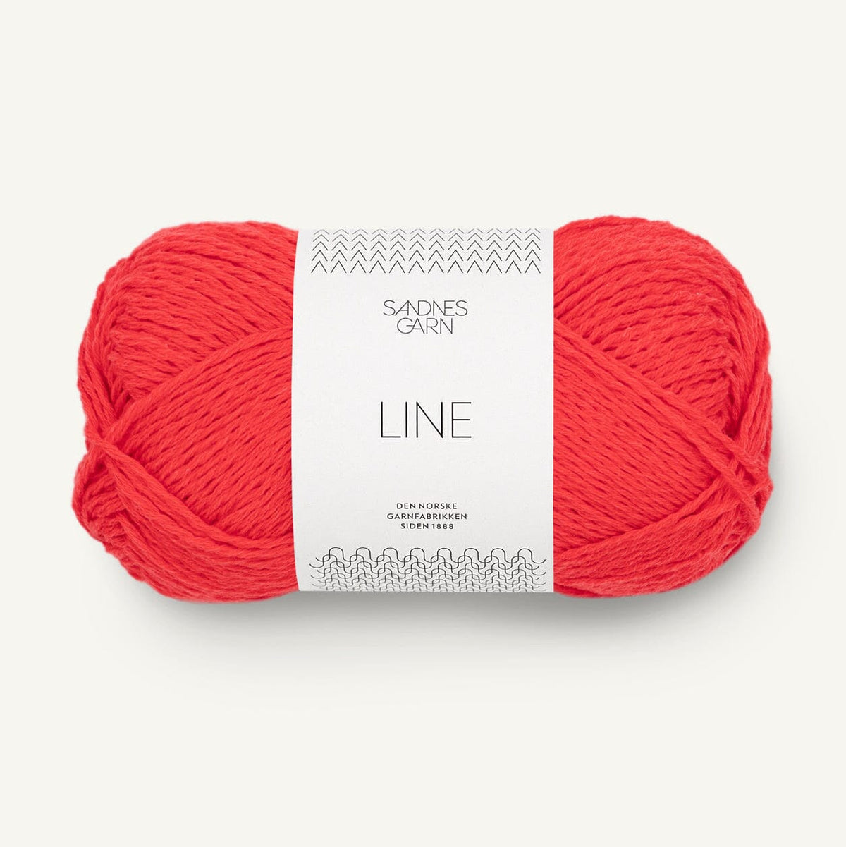 Sandnes Garn Linen Knitting Yarn Red