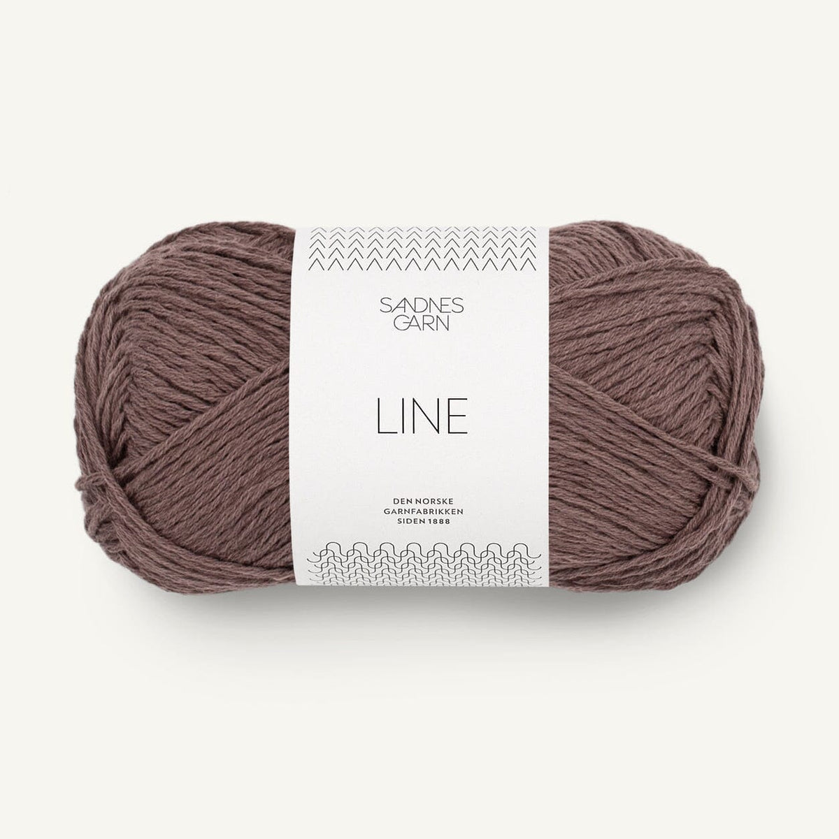 Sandnes Garn Linen Knitting Yarn Brown