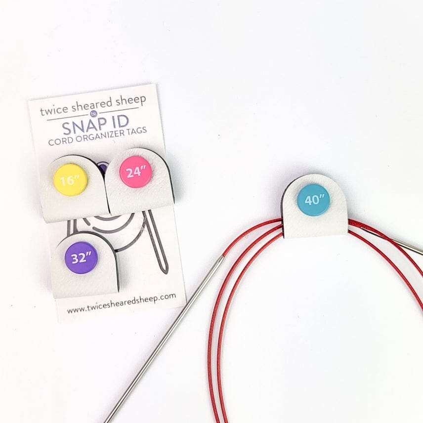 Snap ID Cord Organiser Tags
