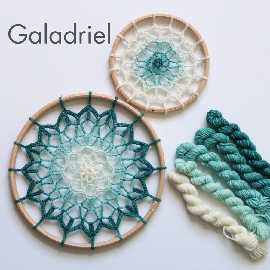 Pineapple Fibre Art Gin and Tonic Mandala Kit - Winter - Crochet Kit