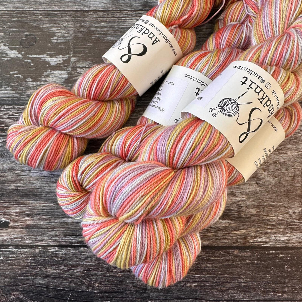AndKnit | Self Striping Sock Yarn | Tangled Yarn UK