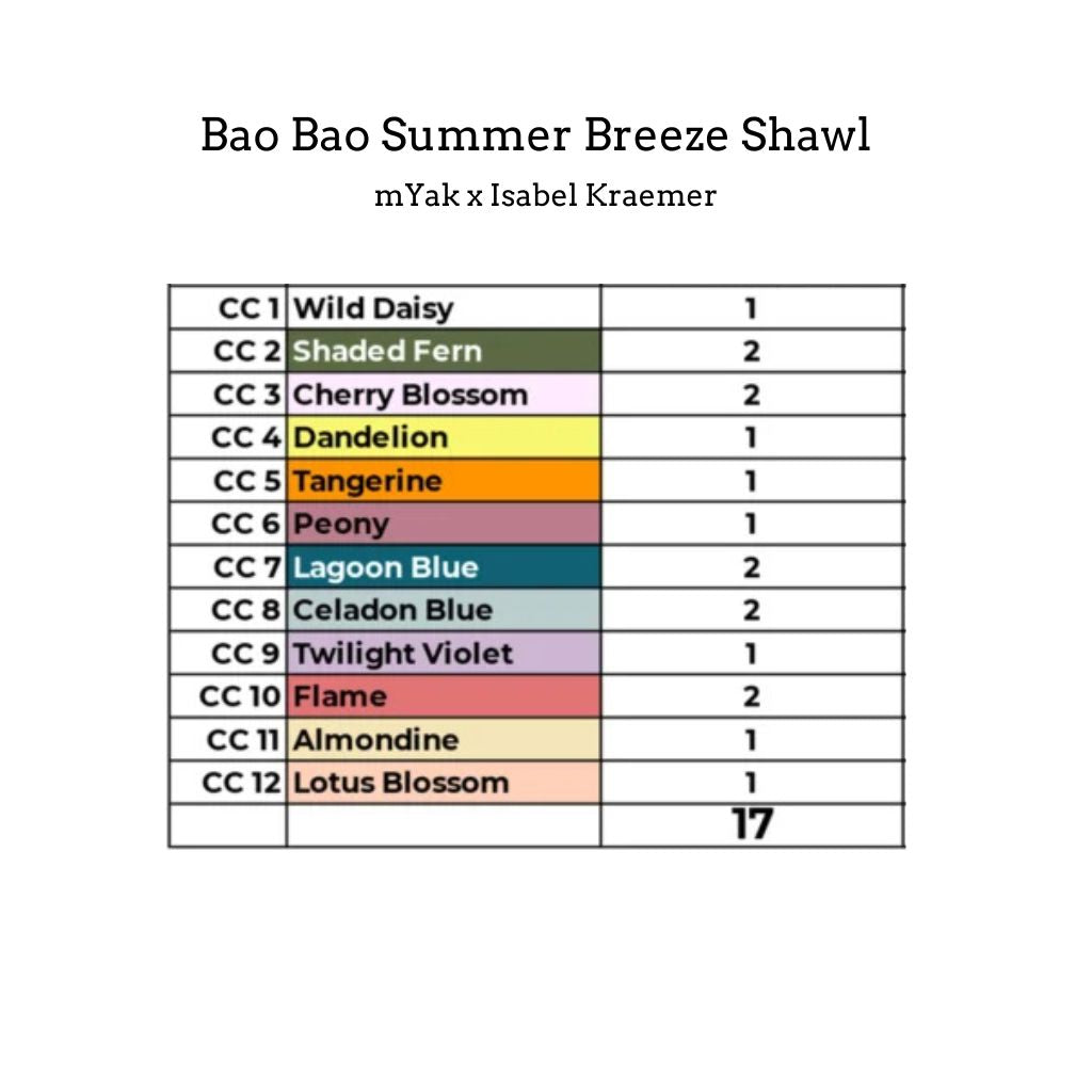 mYak Bao Bao Shawl Kit [pre-order]