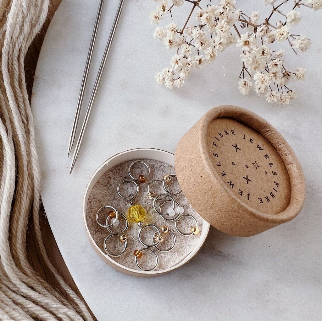 Stitch Markers | Fibre Jewels | Mimosa