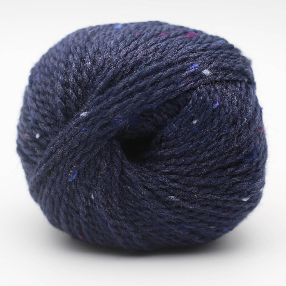 Navy Blue tweed yarn