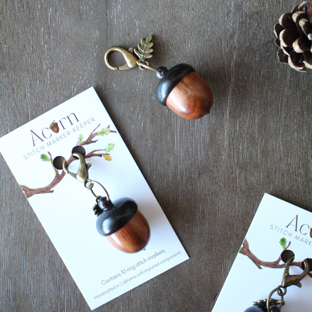 Little Acorn Stitch Markers | Knitting Notions | Tangled Yarn UK