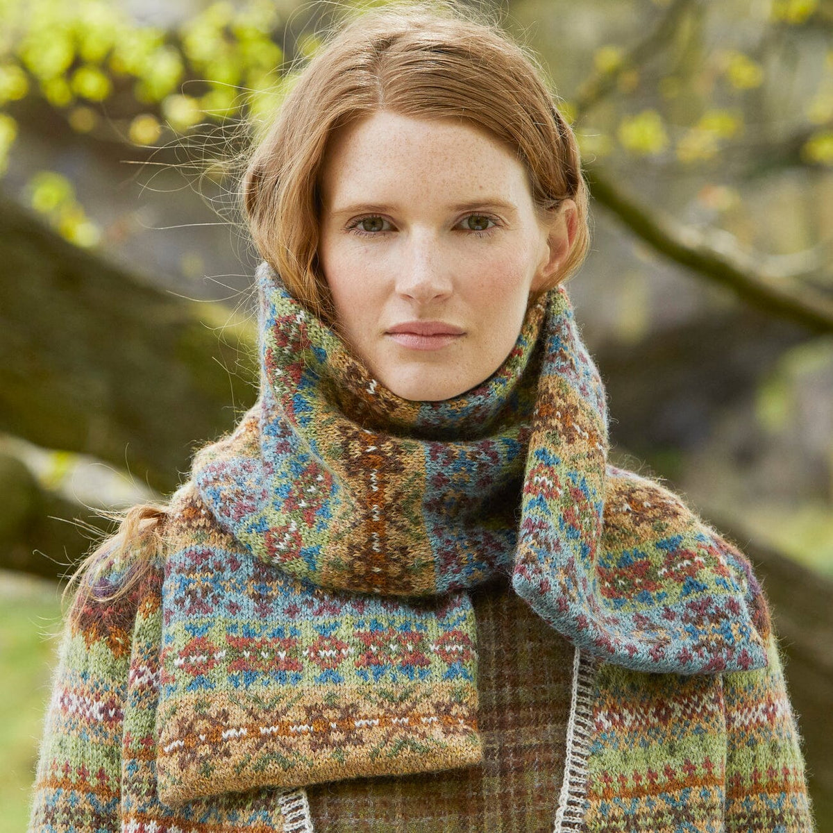 Wildwood |  Maple Scarf Marie Wallin | Tangled Yarn UK