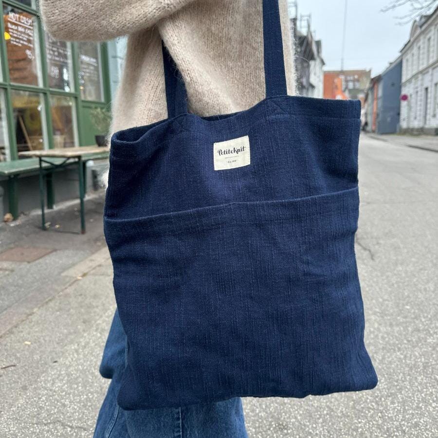 PetiteKnits Knitters Tote Bag Night Sky | Tangled Yarn UK