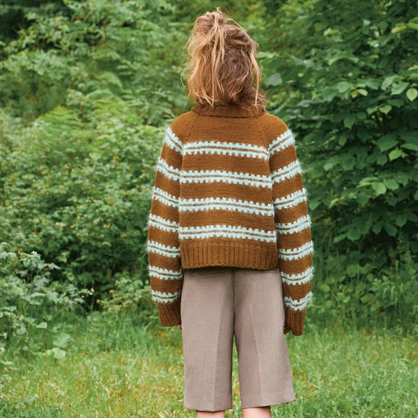 Ridge Sweater Knitting Pattern | Sandnes Garn | Tangled Yarn UK