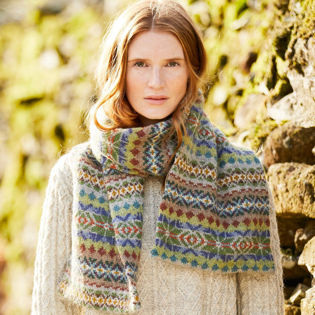 Cumbria |Swaledale Scarf Marie Wallin | Tangled Yarn UK