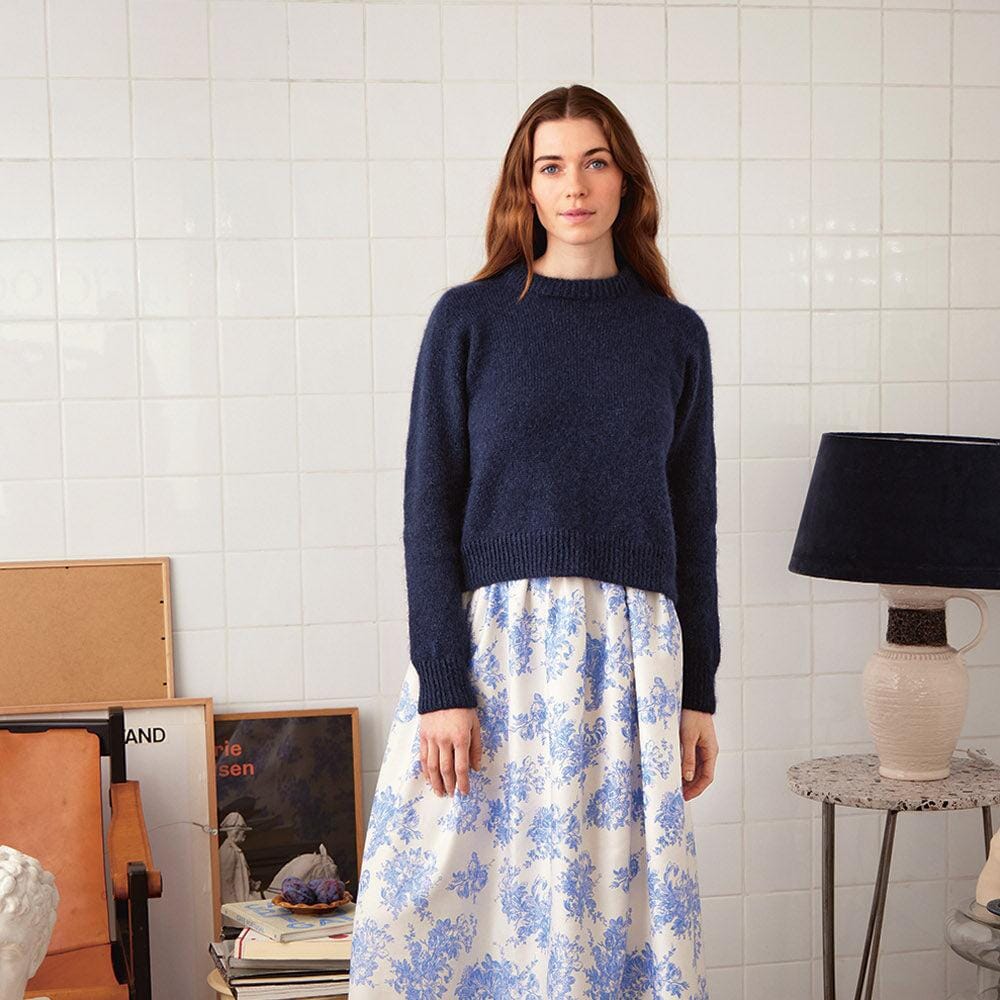 Spencer Sweater Knitting Pattern | Sandnes Garn | Tangled Yarn