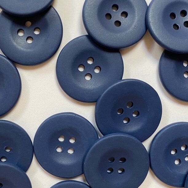 20mm - Matt Metal Four-Hole Button