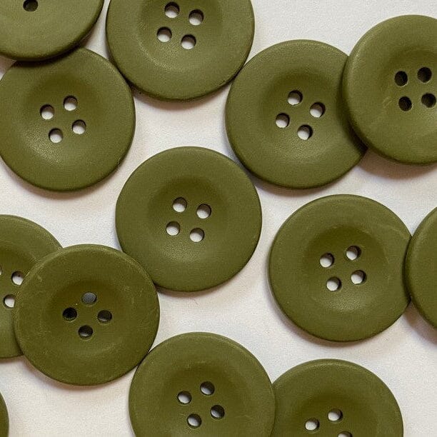 20mm - Matt Metal Four-Hole Button