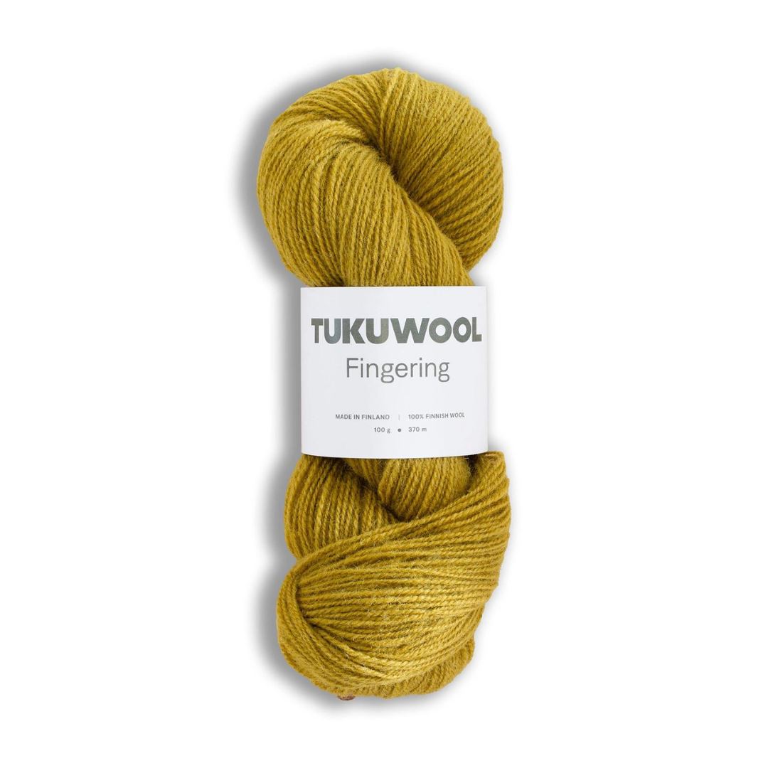 Tukuwool_Fingering_48Olive Oil_Tangled_Yarn