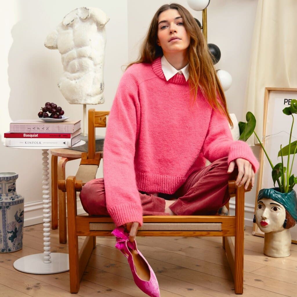 Wendy Sweater Knitting Pattern | Sandnes Garn | Tangled Yarn