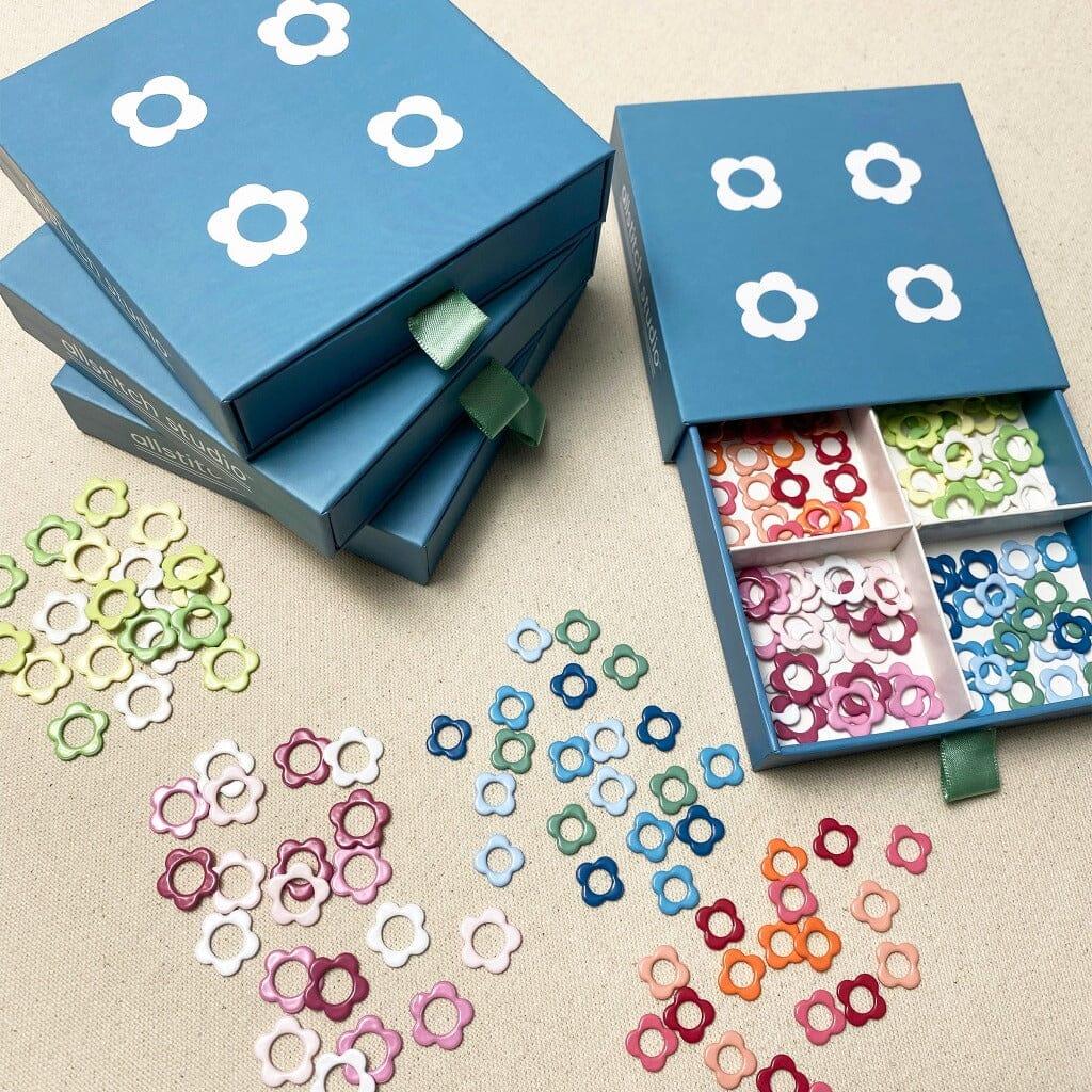Allstitch Flower Stitch Marker Sampler - Box Set - Tangled Yarn