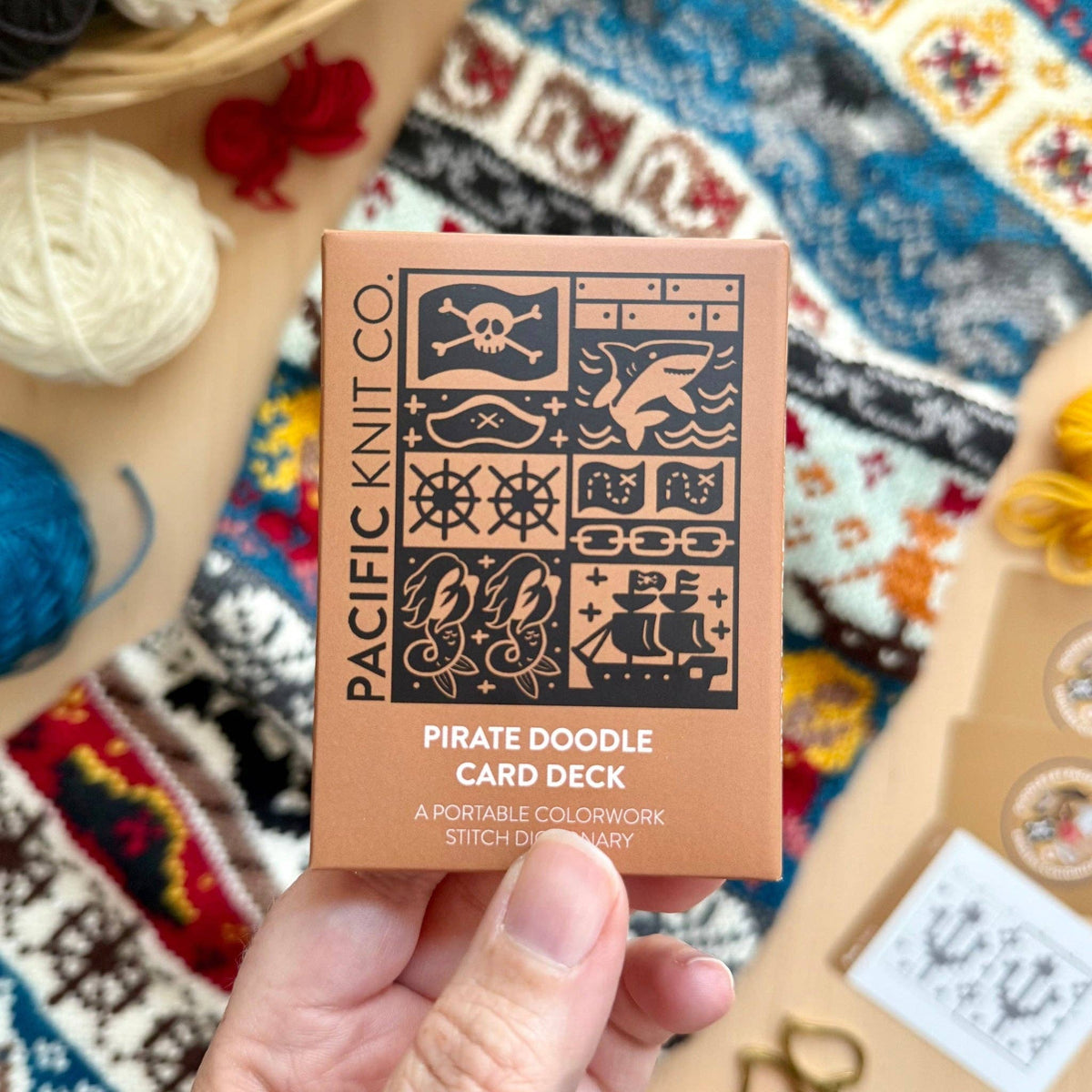 Pirate Doodle Card Deck by Pacific Knit Co.