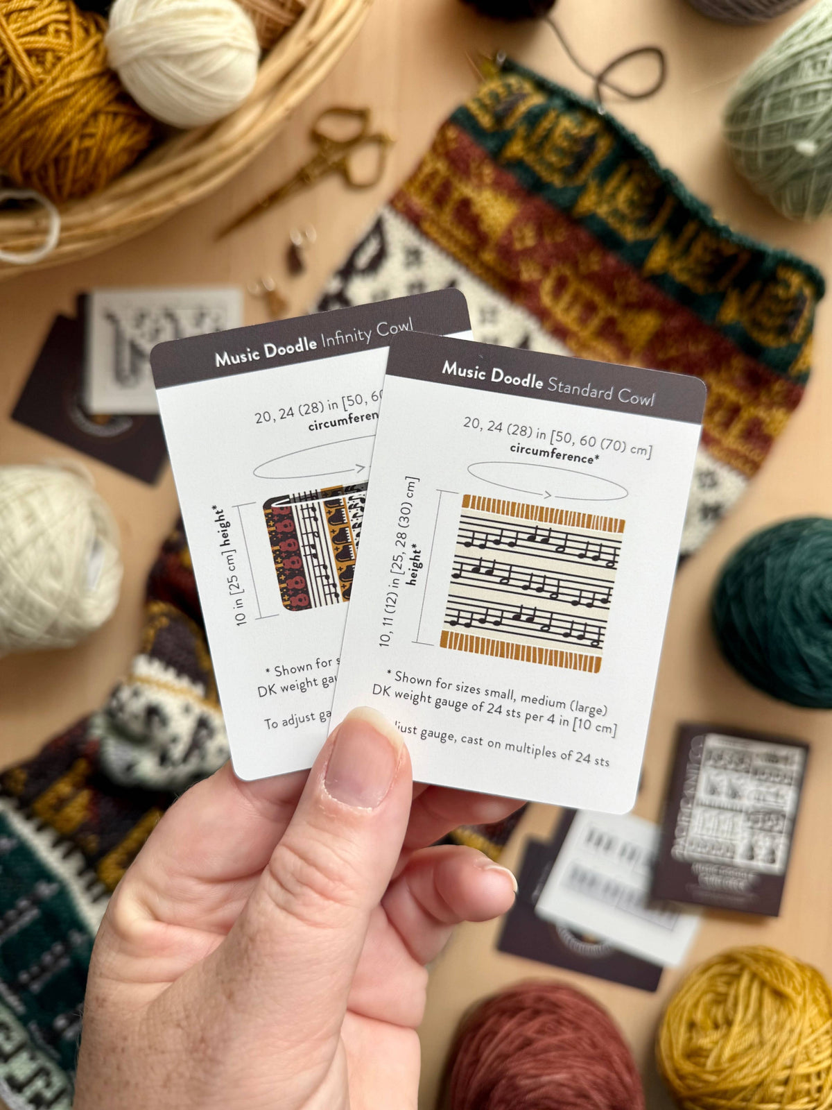 Music Doodle Card Deck by Pacific Knit Co.
