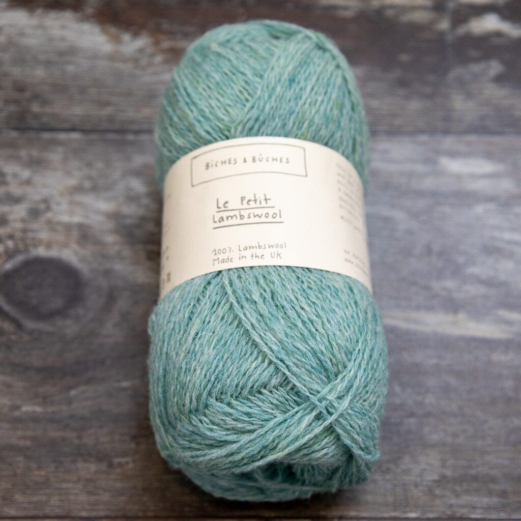 Biches & Bûches Biches & Bûches Le Petit Lambswool - Turqouise - 4ply Knitting Yarn