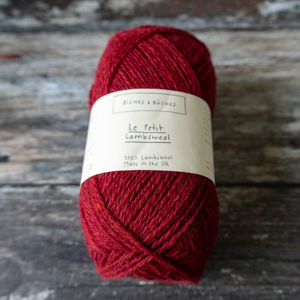 Biches &amp; Bûches Biches &amp; Bûches Le Petit Lambswool - Norwegion Red - 4ply Knitting Yarn