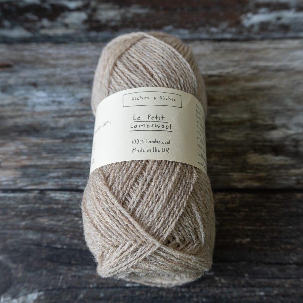Biches & Bûches Biches & Bûches Le Petit Lambswool - Beige - 4ply Knitting Yarn