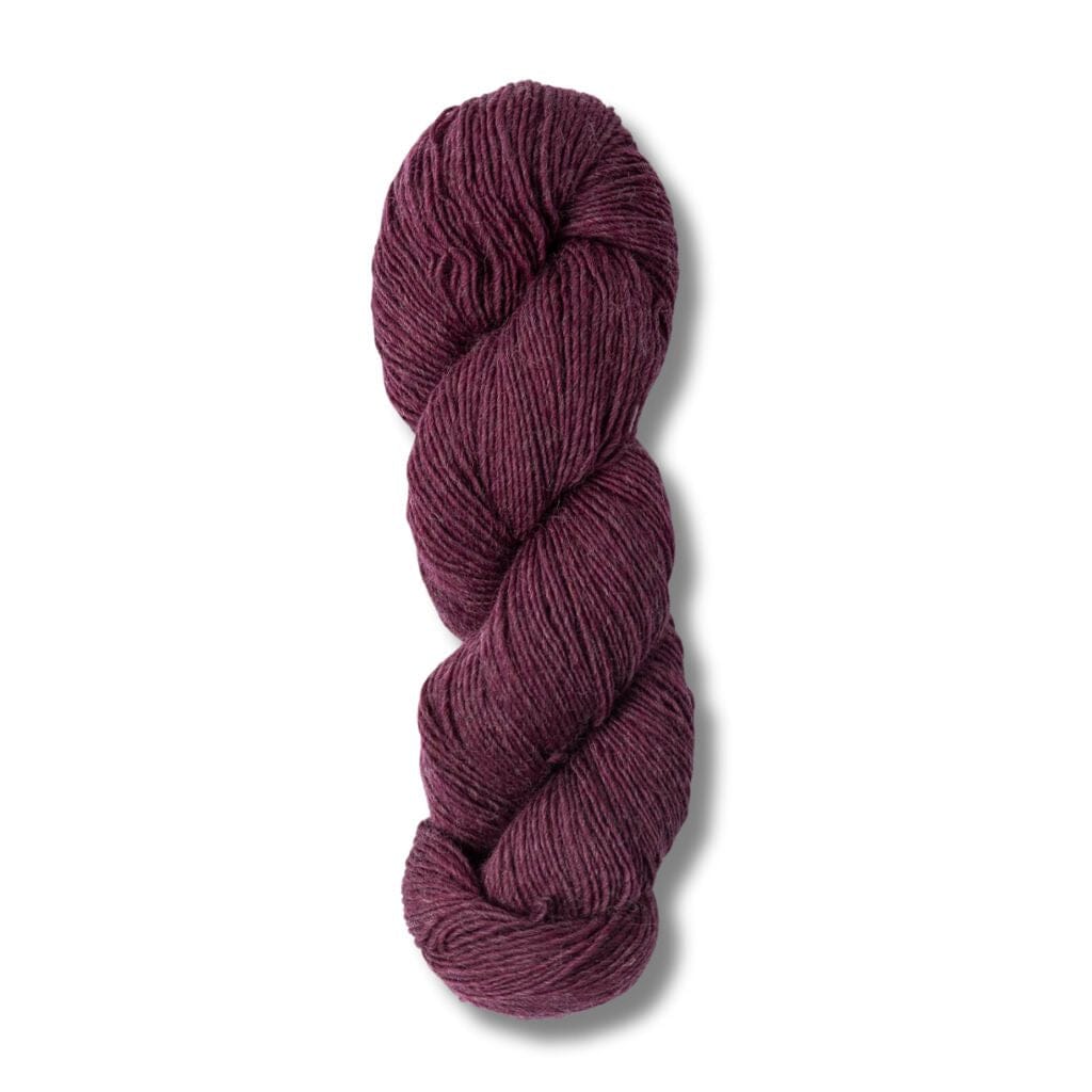 skein of Blue Sky Fibers Woolstok Light yarn in deep velvet