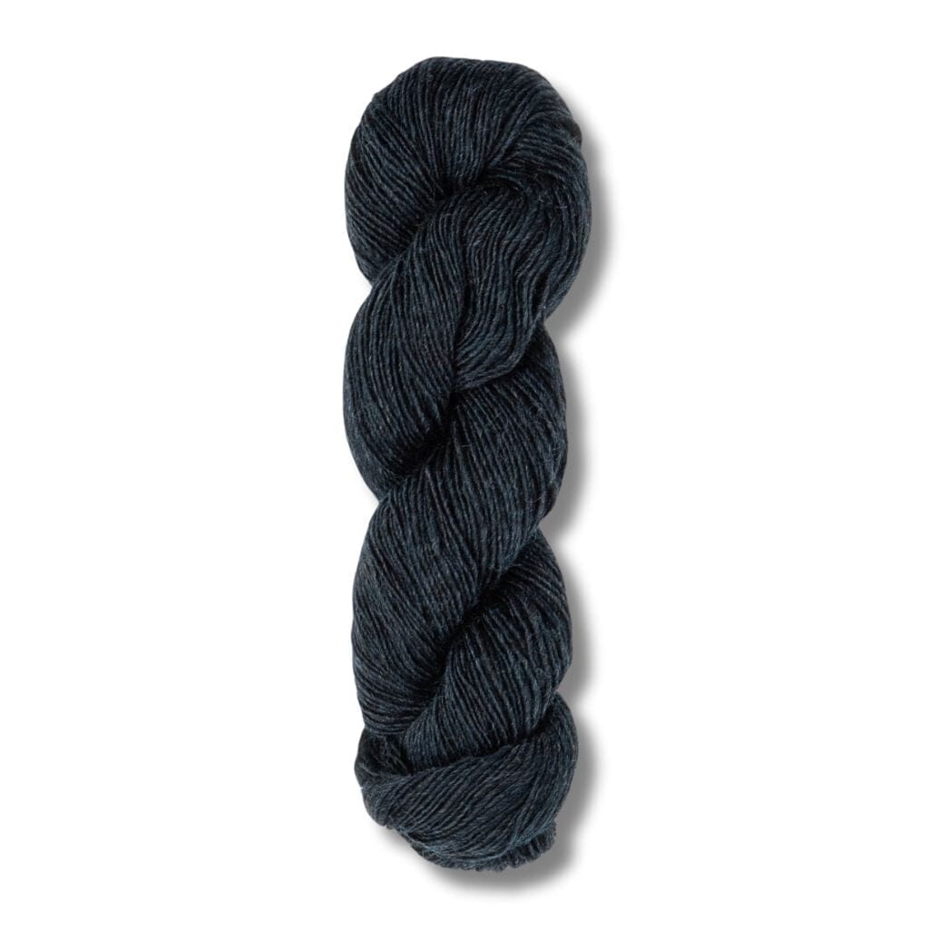 skein of Blue Sky Fibers Woolstok Light yarn in midnight sea