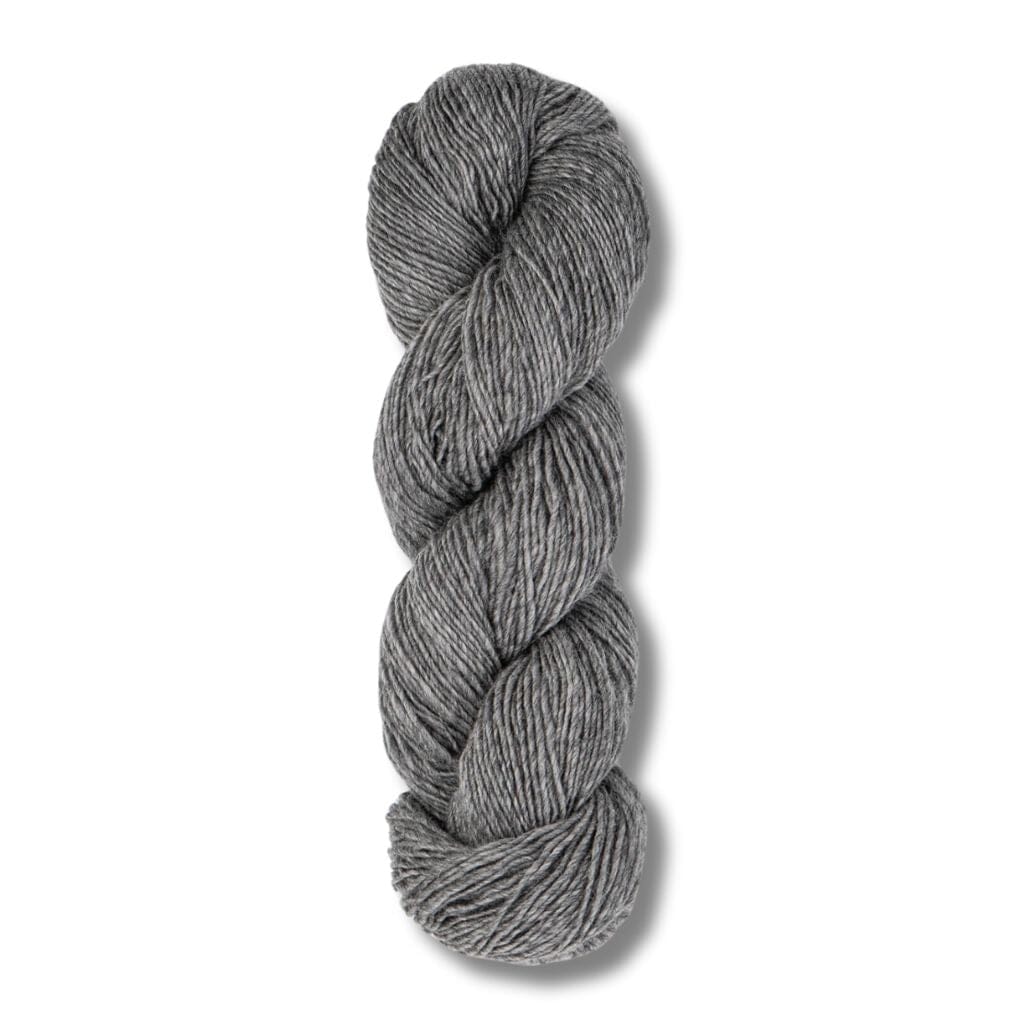 skein of Blue Sky Fibers Woolstok Light yarn in storm cloud