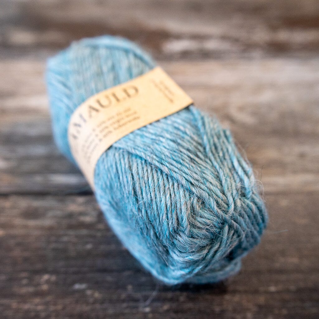 CaMaRose Camarose Lamauld - turkis bla - Aran Knitting Yarn