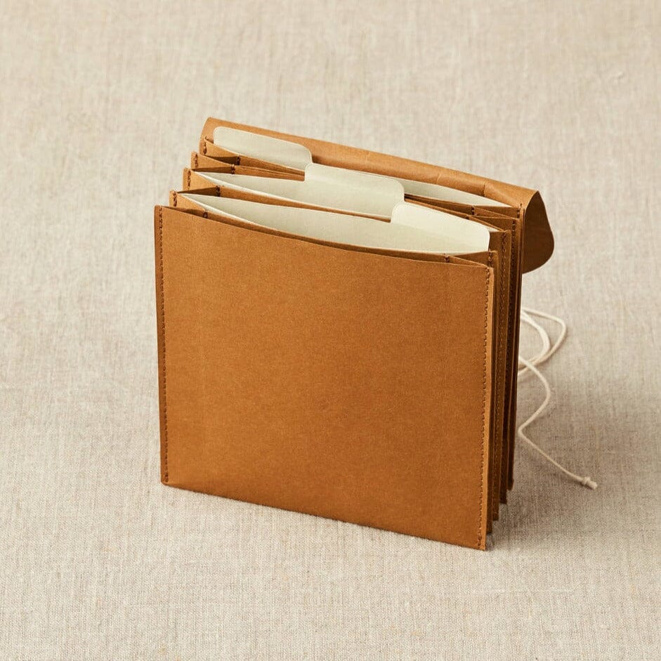 Open side view of Cocoknits Project Wallet
