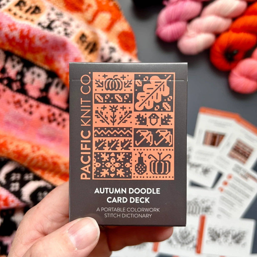 Autumn Doodle Card Deck by Pacific Knit Co.