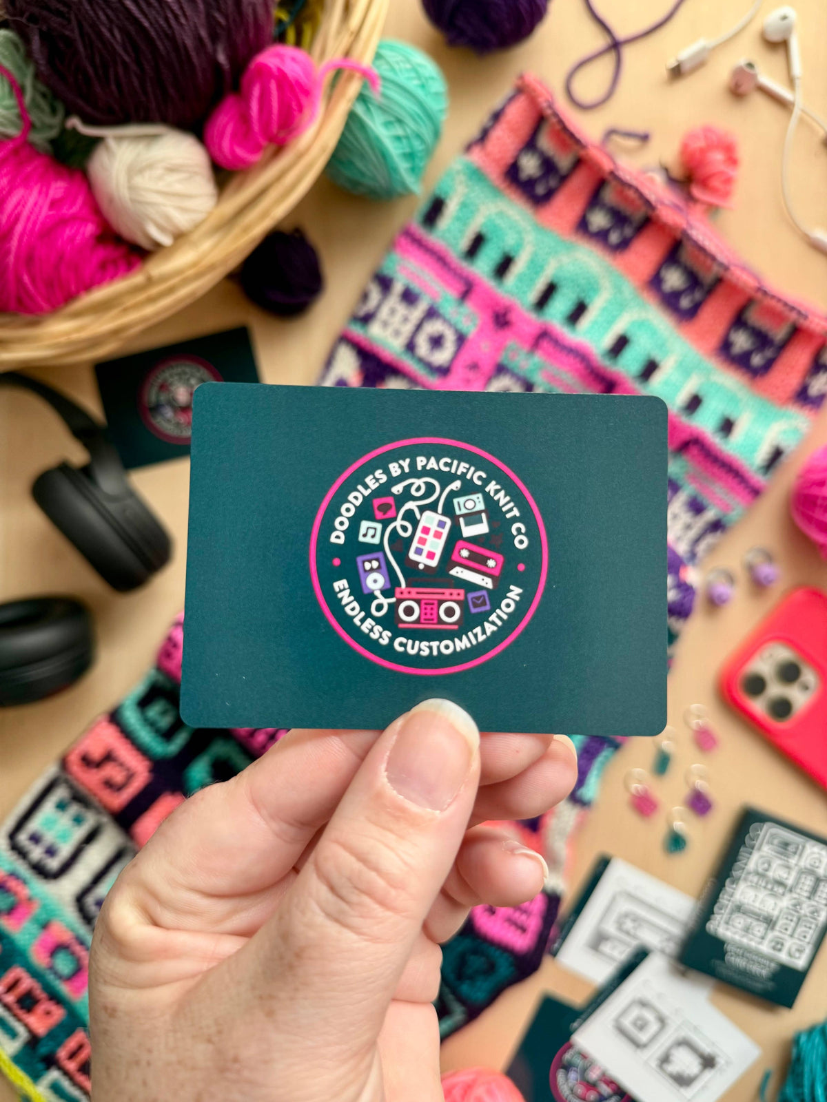 Tech Doodle Card Deck by Pacific Knit Co.